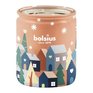 Geurkaars 82 mm x 68 mm (23 uur) Bolsius true glow silent night