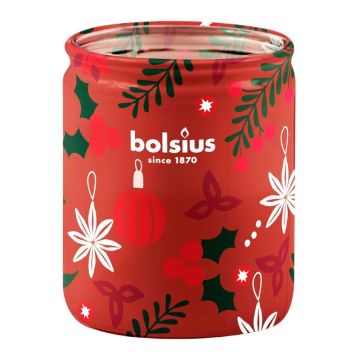 Geurkaars 82 mm x 68 mm (23 uur) Bolsius true glow merry moment