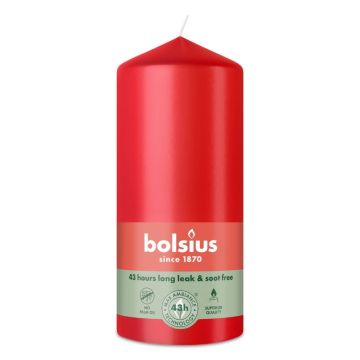 Bolsius rood stompkaars 130/68 delicate red