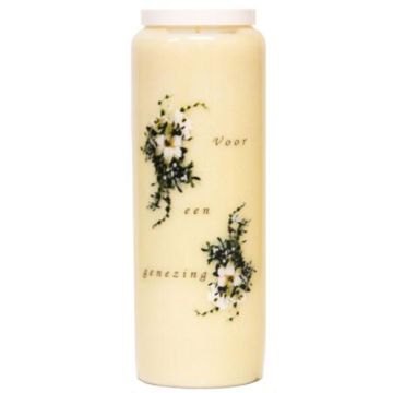 Noveenkaarsen laten bedrukken met tekst en foto