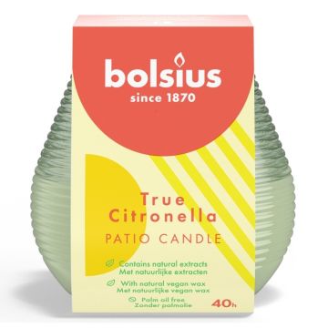 Bolsius green patiolight 94/91 (40 uur) true citronella