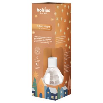 Bolsius hazelnoot vanille geurstokjes 60 ml true glow silent night verpakt per 6 stuks