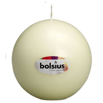 Bolsius ivoor bolkaars Ø 70 mm (16 uur)