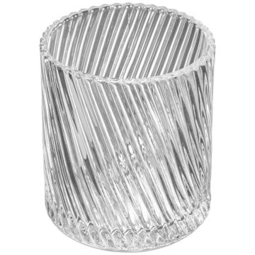 Bolsius twist transparant glas clear cups kaarsenhouders en theelichthouders 