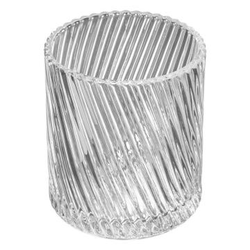 Bolsius Professional glazen ReLight houders twist 87/74