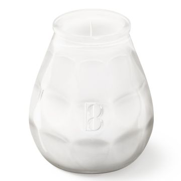 Bolsius Professional Twilights melkwit glazen kaars 104/99 (70 uur)