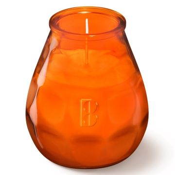 Bolsius Professional Twilights oranje glazen kaars 104/99 (70 uur)