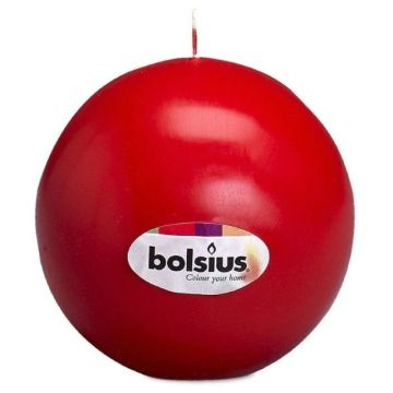 Bolsius rood bolkaars Ø 70 mm (16 uur)