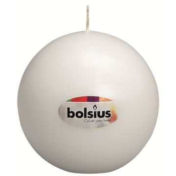 Bolsius witte bolkaars Ø 70 mm (16 uur)