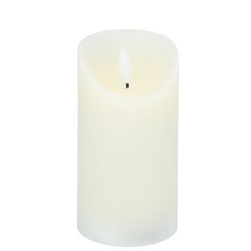 Mooi chic creme ivoor ledkaars op AA batterij