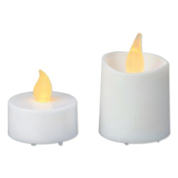 Veilige en sfeerverhogende led theelichten en kaarsjes in voordeel verpakking