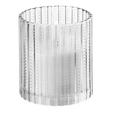 Led kaars in mooi glas voor lichtspel in je interieur