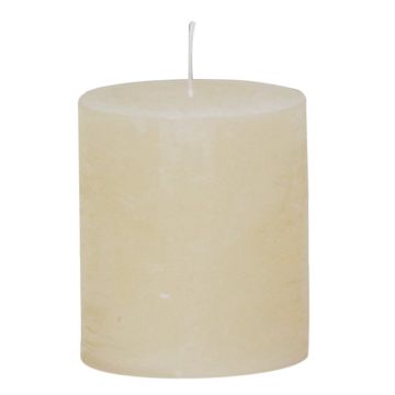 Voordelig rustieke kaarsen 80/68 ivoorkleurig kopen met lange brandduur en goede brandeigenschappen. Laat ze sfeevol branden met mooie heldere vlam of combineer ze met andere kleuren en hoogtes