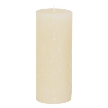 Voordelig rustieke kaarsen 190/68 ivoorkleurig kopen met lange brandduur en goede brandeigenschappen. Laat ze sfeevol branden met mooie heldere vlam of combineer ze met andere kleuren en hoogtes