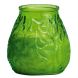 12x lowboy lime groen, de sfeervolle buiten- en binnen kaarsen in sierlijk doorzichtig sfeerglas