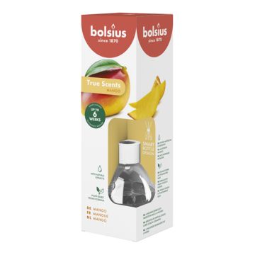 6 stuks Bolsius geurstokjes mango geurverspreiders 60 ml - grootverpakking