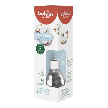6 stuks Bolsius geurstokjes fris linnen geurverspreiders 60 ml - grootverpakking
