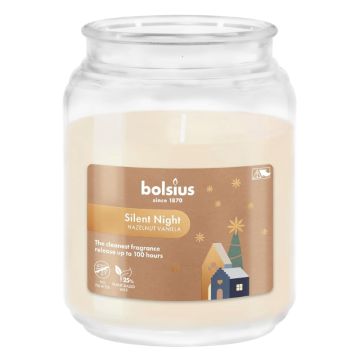 Geurkaars met deksel 135/100 (100 uur) Bolsius true glow silent night