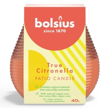 Bolsius koraal patiolight 94/91 (40 uur) true citronella