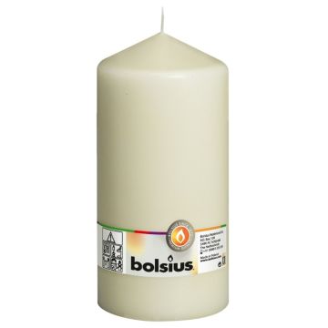 Bolsius stompkaars ivoor 200/100 (122 uur)