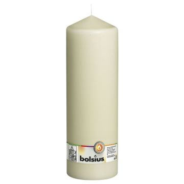Bolsius stompkaars ivoor 300/100 (150 uur)