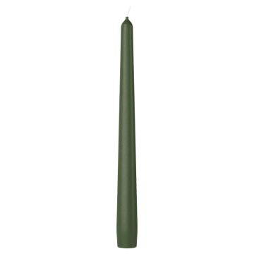 Bolsius metalliek groen gotische dinerkaarsen 245/24 (7 uur) metallic green