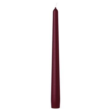 Bolsius metalliek rood gotische dinerkaars 245/24 (7 uur) metallic red