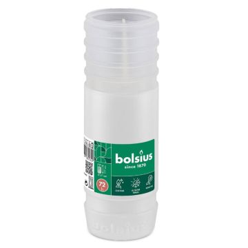 Bolsius navul grafkaarsen nr. 4 voor graflicht 177/57 (72 uur) verpakt per 12 stuks