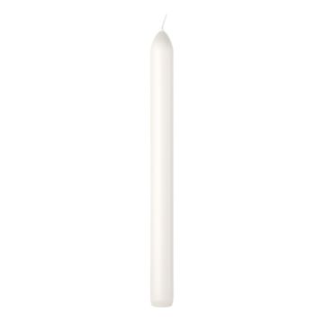 Bolsius witte dinerkaars 230/20 (8 uur) cloudy white