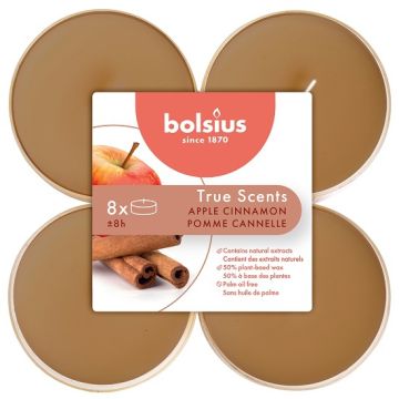 Bolsius appel kaneel - apple cinnemon maxi geurtheelichtjes