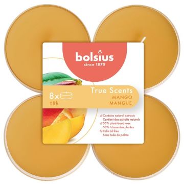 Bolsius mango maxi geurtheelichtjes