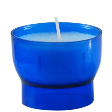 300 stuks blauwe offerlichtjes