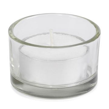 4 stuks robuuste theelicht en waxinelicht glaasjes