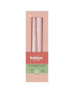 200 stuks kwaliteits gotische kaarsen van Bolsius kleur wit