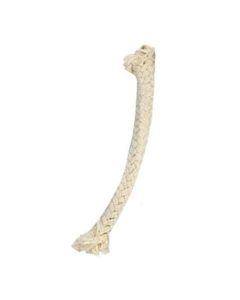 COM-FOUR Lontt voor olielampen op maat te snijden, reservelont voor tuinfakkel, bamboefakkel, lamplont olielamp, fakkellont, rond 500 cm x 8 mm (1 stuk, 500 cm x 8 mm