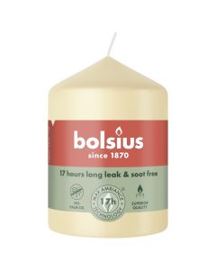 6 stuks Bolsius beige stompkaarsen 80/58 (17 uur) oat beige
