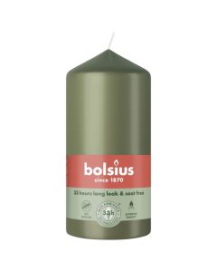 10 stuks witte stompkaarsen 120/60 van Bolsius extra goedkoop in een voordeel verpakking