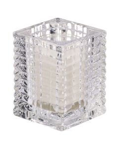 6 stuks ribbed glashouder bolsius