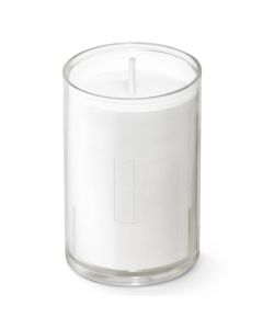 20 stuks Bolsius relight kaars in transparant kunststof kaarsenhouder, voordeel verpakking