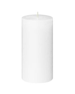 Bolsius Professional wit rustiek kaarsen 130/68 (60 uur) cloudy white verpakt per 12 stuks