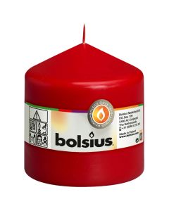 8 stuks rood stompkaarsen 100/100 van Bolsius extra goedkoop in een voordeel verpakking
