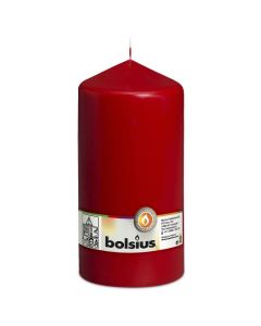 8 stuks rood stompkaarsen 200/100 van Bolsius extra goedkoop in een voordeel verpakking