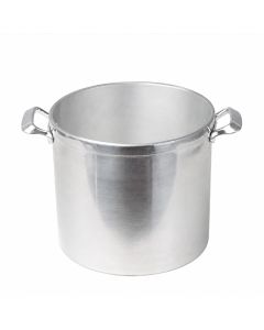 KF  aluminium smeltpan Ø 22 × 17,5 cm robuust dikwandig om goed en veilig zelf kaarsen te kunnen maken