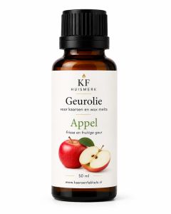 KF 50ml geurolie appel om zelf geurkaarsen en geurende waxmelts / geurchips te maken