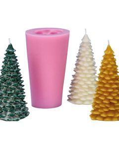 KF siliconen kerstbomen kaarsen mal voor zelf kaarsen maken