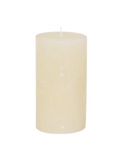 6 stuks Bolsius rustiek kaarsen taupe 130/68 in een voordeel verpakking