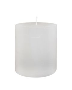 6 stuks Bolsius rustiek kaarsen wit 80/68 in een voordeel verpakking